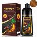 Blonde Brown Hair Dye Shampoo 3 in 1 Grey Hair Coverage for Women & Men Root Touch-Up in Minutes Natural Hair Color Lasts Up to 3 Weeks Pure Plant Extract Bubble Hair Dye Kit for All Hair Types