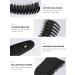 HEETA Curved Vented Styling Hair Brush - Fast Blow Drying Brush for Smooth & Tangle-free Hair - Men, Women, Kids - Black - Buy Online on GoSupps.com