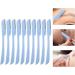 VICASKY Lot de 10 Tondeuses Sourcils Pliables en Acier Inoxydable Bleu Rasoirs Sourcils Portables et Pr cis pour Femmes Taille Compact pour Voyage et Entretien Quotidien - Buy Online on GoSupps.com