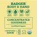 Badger Organic Foot Balm - Peppermint & Tea Tree 0.75 oz | Soothing & Natural Relief - Buy Online on GoSupps.com