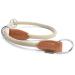 Leisegr n Paracord dog collar adjustable | Nylon dog collar | Devon model | Sand Beige | Size: M Mellow Sand M