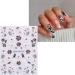 JMEOWIO 3D Embossed Halloween Nail Art Stickers Decals Self-Adhesive 5D Cute Ghost Pumpkin Star Nail Supplies Nail Art Design Decoration Accessories 4 Sheets - Buy Online on GoSupps.com