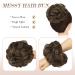 Feshfen Large Dutt Hair Part with Rubber Band - Ash Brown Mix Blonde Hair Tie & Extensions for Women & Girls - 55g - Buy Online on GoSupps.com