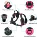 Joytale Reflective Dog Harness for Medium-Sized Dogs - Soft Padded Adjustable Breathable with Control Handle - Bright Pink (1 Pack) - Buy Online on GoSupps.com