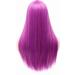Bestung Light Purple Straight Cosplay Wig 22 Inches Long - Synthetic Full Hair with Bangs for Women - Costume or Daily Wear - 24 Purple - Buy Online on GoSupps.com