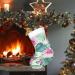 Ffexs Strawberry Velvet Christmas Socks | Festive New Year Socks - One Size with Palm Leaf Design - Buy Online on GoSupps.com
