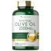 Olive Oil Supplement 2000mg | 120 Softgels | Cold Pressed Extra Virgin Olive Oil | Non-GMO, Gluten Free | by Carlyle