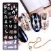 DANNEASY Nail Stamping Plate Kit - 6 Holiday Style Stencils with Stamper, Scraper, and Storage Bag - Buy Online on GoSupps.com