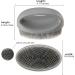 2 Pack Silicone Body Scrubber for Exfoliation and Skin Cleansing | HeatFire Bath Brush for Dry/Wet Use | Easy to Clean, Lathers Well | Improves Blood Circulation - Buy Online on GoSupps.com