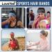 LoveYee Women's Workout Headbands - Set of 5 Wide Boho Hair Bands for Yoga, Running, and Sports - Buy Online on GoSupps.com