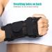 Brace For Carpal Tunnel | Brace Wrist Carpal Tunnel Adjustable Wrist Support Brace with Metal Splints Both Hands Arm Compression Hand Support for Sprain Injuries - Buy Online on GoSupps.com