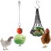 Buy Allazon 5-Piece Chicken Toys Set - Natural Wood Swing Vegetable Skewers & Xylophone - Perfect for Happy Chickens! - Buy Online on GoSupps.com