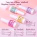 Saviland Dip Powder Liquid Set - 4+4 pcs French Manicure Starter Kit for Salon & DIY Use - Buy Online on GoSupps.com