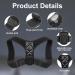Back Posture Corrector Back Straightener Posture Brace Adjustable Posture Correcting Brace Upper Back Brace Posture Corrector Spine Straightener for Men and Women with a Storage Bag - Buy Online on GoSupps.com