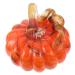 ifundom 2pcs halloween pumpkin pose outdoor faux plants car model home decoration glass collectible squat glass pumpkin funny halloween decorations Durable Pumpkins Ornament reward mini Orangex2pcs 13x10.5cmx2pcs