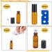 Benecreat 30 Pack 5ml Essential Oil Roller Bottles - Amber Brown Glass with Stainless Steel Roller Balls for Aromatherapy & DIY Blends - Buy Online on GoSupps.com