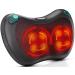 Takrink Shiatsu Massage pillow back massage device with 8 knots and 3 speed deep tissue creation quiet massager for neck back leg neck with 1.8 m car cable gifts for men women