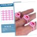 Healeved Anneaux Pigmentaires 100 Pi ces Taille Moyenne Support De Pigment Pour Extensions De Cils Professionnels Utilisation Maquillage Precision T ches rose - Buy Online on GoSupps.com