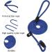 Jinlaili 3Pack Nylon Dog Slip Lead Adjustable Loop Training Dog Leash Dog Training Lead Pet Leash Rope Collar Slip Lead for Small and Medium Dog (Blue red Black) - Buy Online on GoSupps.com