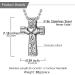 U7 Women's Cremation Urn Necklace - Celtic Knot Dog Feet Wings & Crucifix - Stainless Steel Cylinder Pendant - Fire Burial Jewelry - Buy Online on GoSupps.com