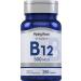 Piping Rock Vitamin B12 | 500 mcg | 250 Tablets | Supplement for Women and Men | as Cyanocobalamin | Vegetarian Non-GMO Gluten Free