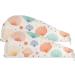 Colorful Scallop Hair Towel 2 Pack - Super Absorbent Quick Dry Hair Turbans for Women & Girls - Buy Online on GoSupps.com