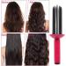 Portable Curly Hair Curling Brush - Volume & Fluffy Styling Tool | Antislip Comb Wand for Effortless Hairstyling - Buy Online on GoSupps.com