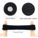 12 Pack Terry Cotton Stretchy Fuzzy Hair Ties - Black Elastic Ponytail Holders for Women & Girls - Buy Online on GoSupps.com