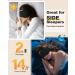 LC-dolida Bluetooth Sleeping Mask with Adjustable Sleep Headphones - Zero Eye Pressure, 10-14 Hours Playtime - Includes 2 Soft Foam Earplugs - Ideal for Travel, Sleep, and Nap - Ink-black - Buy Online on GoSupps.com
