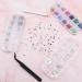 Flat Back Nail Gem Kit with Tweezer, Pen & AB Crystals - Nail Art & Craft Stones for Face, Teeth - 02 - Buy Online on GoSupps.com