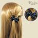 Parcelona French Bow Knot Tortoise Shell Black Set of 4 Celluloid Acetate Small Side Slide Hair Clips - Buy Online on GoSupps.com