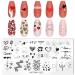 Runray heart-nail stamp plate Valentine's day Nail art stamping stencils dear nail plate stencil picture stainless steel nailart tools love series