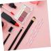 Shop Mikinona 10pcs Lip Mask Spoon & Makeup Brush Set | Lipstick Applicator Creamy Eyeshadow & More - Miss Cosmetic Pink - Buy Online on GoSupps.com