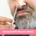 WLLHYF 3 Pcs Nose Hair Scissors Facia Eyebrow Mustache Ear Hair Grooming Trimming Scissors Stainless Steel Professional Small Beard Nail Cuticle Eyelashes Beauty Scissors for Men Women(Silver) - Buy Online on GoSupps.com