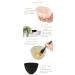 Elitzia ETBWP001 Silicone Color Mask Bowl - Powder Pink Cosmetic Tool for Salons | 4 Size Options (13.5 8.5) - International Shipping Available - Buy Online on GoSupps.com