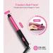 Mini 3/4 Inch Ceramic Hair Curler for Short Hair - Dual Voltage Travel Size Curling Iron with Storage Bag - Buy Online on GoSupps.com