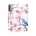 Lipstick Case Leather Lip Gloss Lipstick Organizer with Mirror Mini Lipstick Holder Bag Cherry Blossom and Blue Bird O429a3kngg