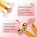 3-IN-1 Electric Jade Roller & 3D Facial Massager - Gold | Best International Shipping - Buy Online on GoSupps.com