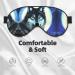 Shop Wolf Under Moon Eye Mask | Soft Adjustable & Comfortable Sleep Mask for Men & Women - International Shipping Available - Buy Online on GoSupps.com