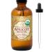 US Organic Apricot Kernel Oil USDA Certified Organic 100% Pure & Natural Cold Pressed Virgin Unrefined in Amber Glass Bottle w/Glass Eyedropper for Easy Application (4 oz (Large)) Cranberry 4 Fl Oz (Pack of 1)