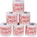 Merry Christmas Toilet Paper Highly Collectible Novelty Paper Towels Funny Gag Gift for Christmas Stocking Stuffers Party Favors 1 - 10pcs - Buy Online on GoSupps.com