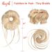 Super Long Tousled Messy Bun Hair Piece - Blonde Mixed Hair Scrunchie for Women and Girls - Buy Online on GoSupps.com