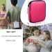 LOOEN 37pcs Aluminum Circular Knitting Needles Set with Ergonomic Handles - 13 Sizes Interchangeable Crochet Needles in Rose Red Case - Buy Online on GoSupps.com