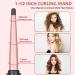 Ewopas Professional Ceramic Tapered Curling Wand 1-1/2 inch LCD Display Curling Iron - Adjustable Temperature 190-450 F - For All Hair Types - Buy Online on GoSupps.com