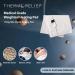ThermoRelief Extra Hot Moist Heating Pad - Auto Shut Off for Cramps & Back Pain | King Weighted Electric Heat Therapy Pad - Buy Online on GoSupps.com
