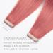 Hotlulana Tape Extensions - 100% Real Hair Pink Skin Weft Invisible Tape 20 Inch (50cm) 10 Pack Soft & Natural - Buy Online on GoSupps.com