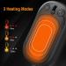 BESKAR Rechargeable Hand Warmer 2 Pack - USB Electric Pocket Heater & Powerbank for Outdoor, Golf, Raynauds - Double-Sided Heating, Quick Charge - Black - Buy Online on GoSupps.com