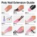 Gellen Poly Gel Clear Nail Extension Gel - 60g | Long Lasting Builder Gel for Salon & DIY Nail Art | Strong & Trendy Nail Enhancer - Buy Online on GoSupps.com