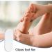 Joberio Heel Scrubber | Clear Foot File - Glass Foot File Pedicure Helper in-Shower Foot Scrubber Dead Skin Remover for Soft Feet - Buy Online on GoSupps.com