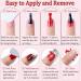 Pink Nail Varnish - Quick Dry Nail Polish - Glossy Vegan Nail Polish - Long Lasting Nail Varnish Non Chip - No Bake UV Lamp Pale Pink Nail Polish Hard Wearing For Manicure At Home Light Pink - Buy Online on GoSupps.com